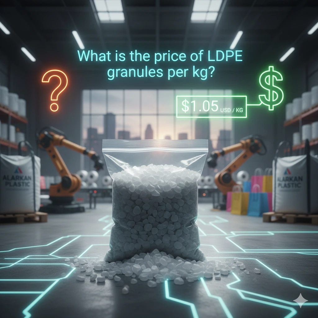 What is the price of LDPE granules per kg?