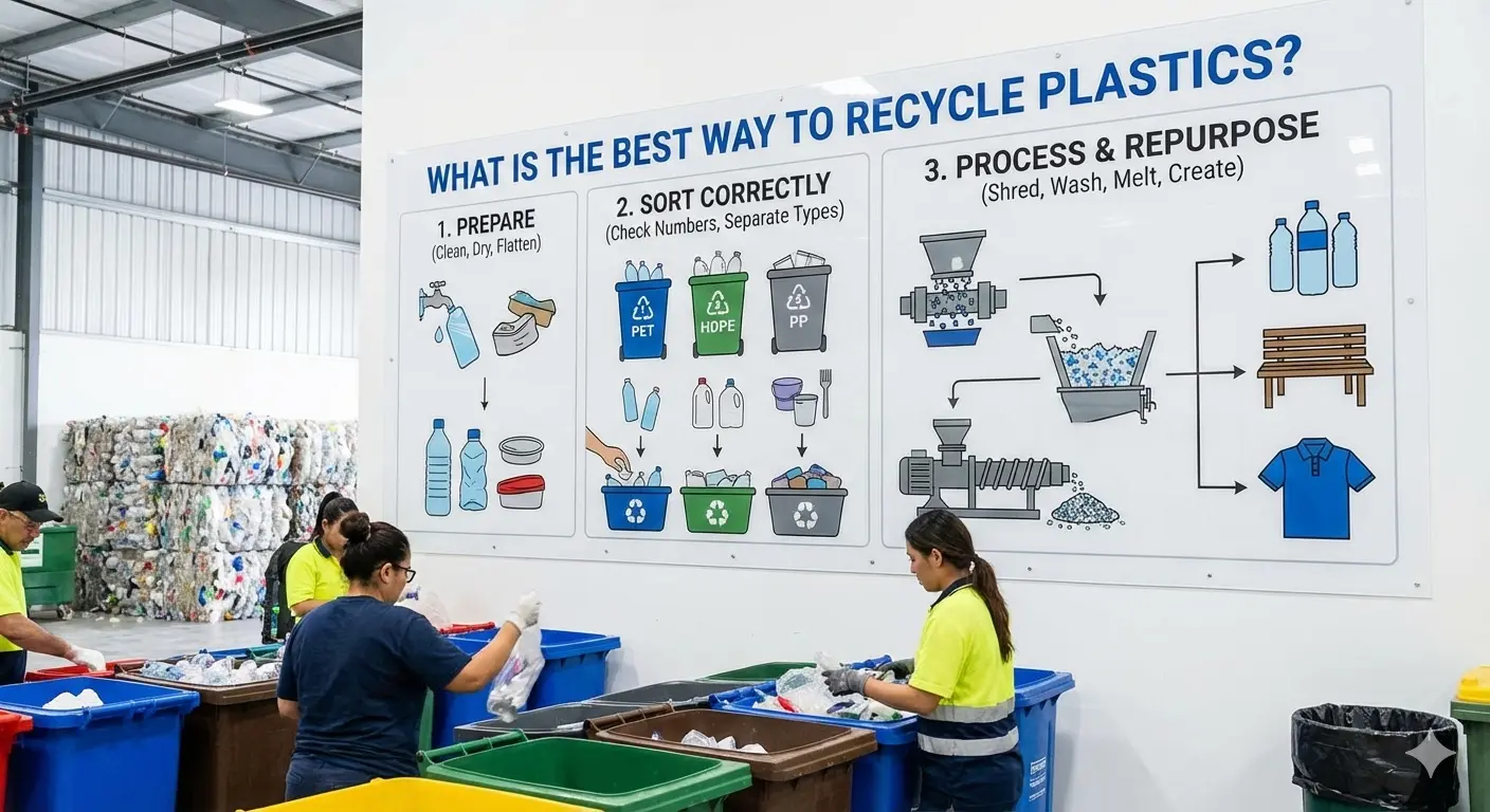 What is the best way to recycle plastics?